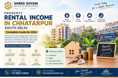 Property Rental Income in Chhatarpur, South Delhi (2026)
