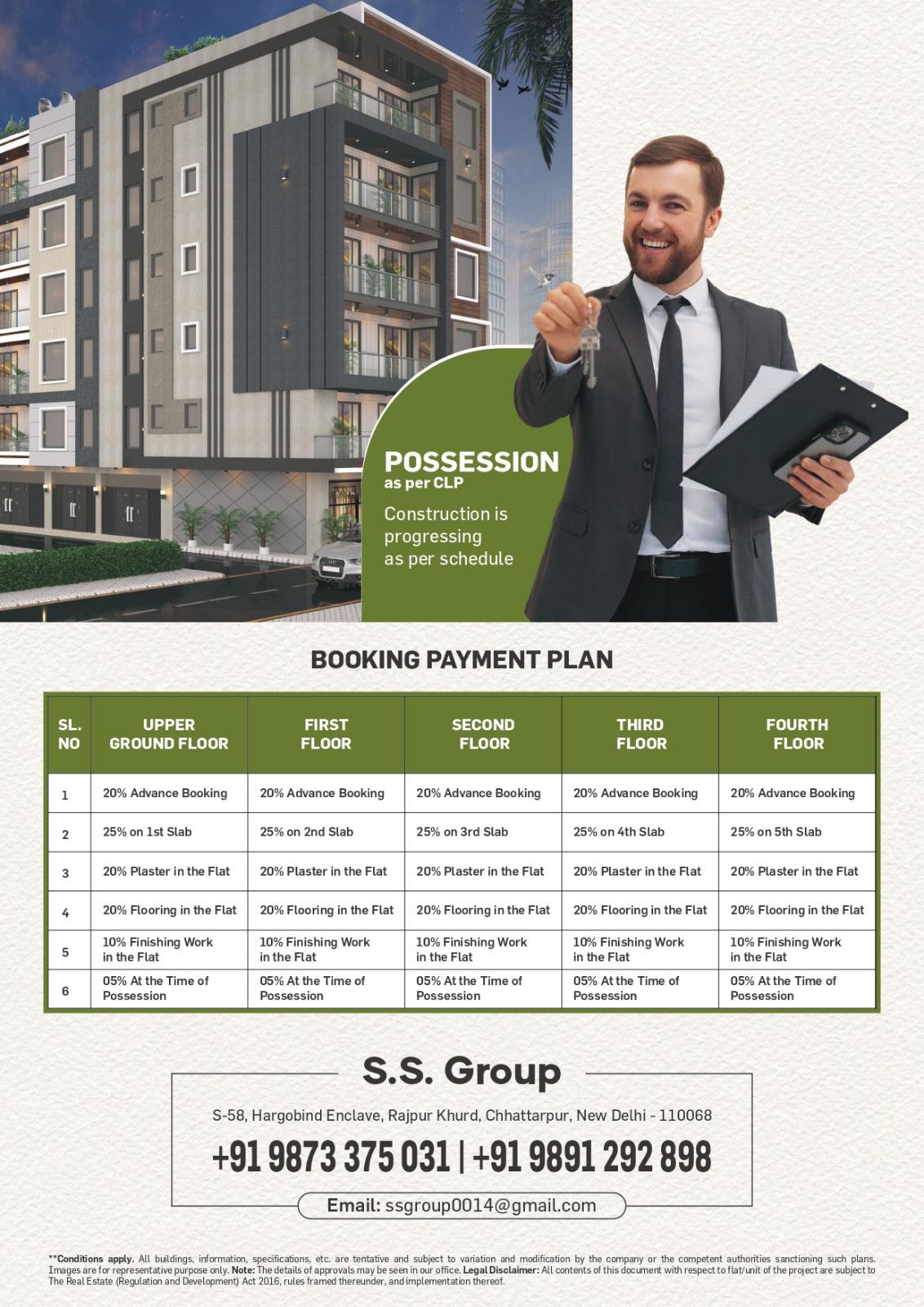 3BHK for sale in Ananda Green view