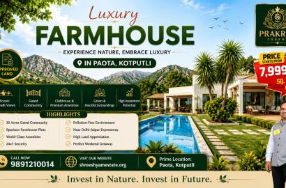 Luxury farmhouse in Paota kotputli